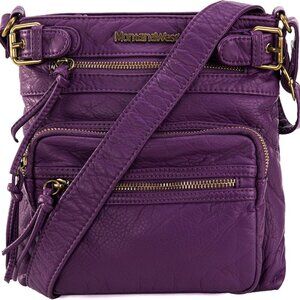 Crossbody Bag for Women Multi Pocket Shoulder Medium Travel Purses Ultra Soft Wa